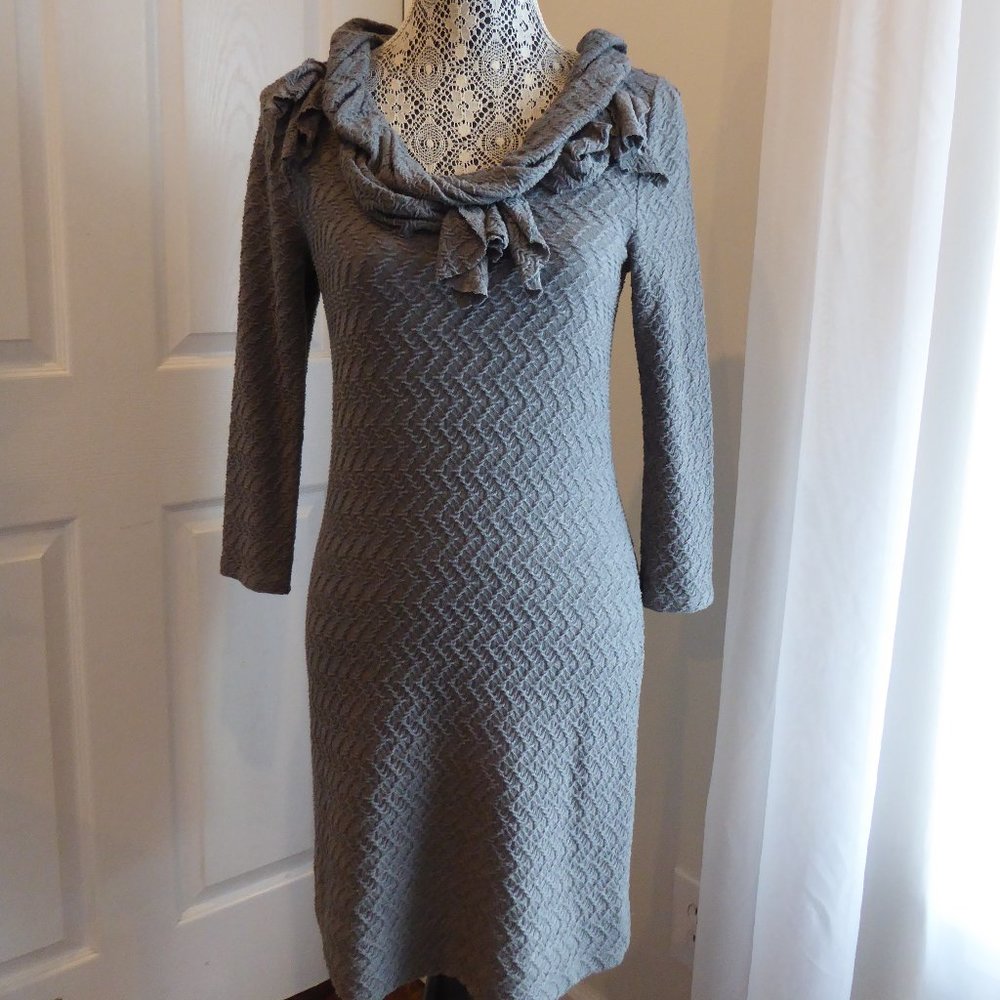 Leifsdottir textured 3/4 sleeve dress